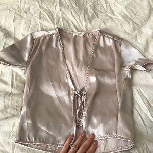 Brandy Melville silk cover-up
